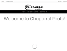 Tablet Screenshot of chaparralphoto.com